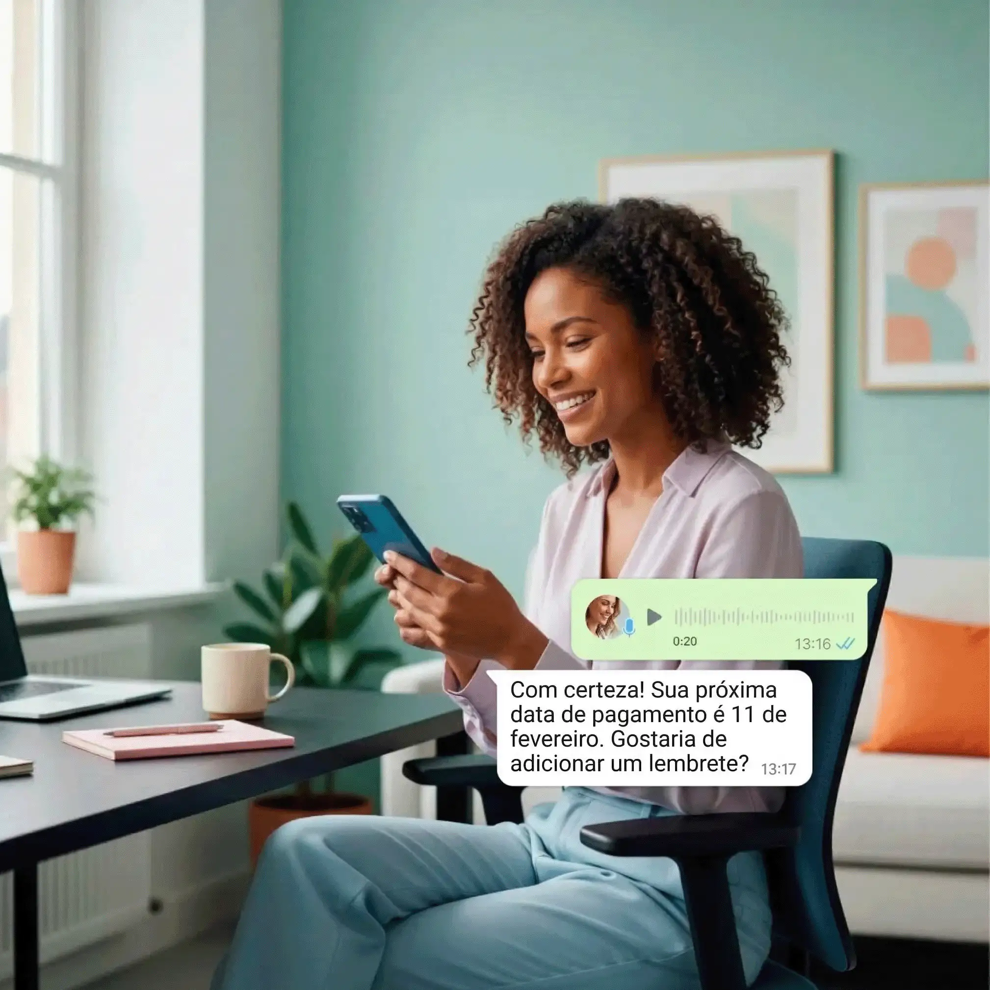 Atom AI Agent para o setor financeiro