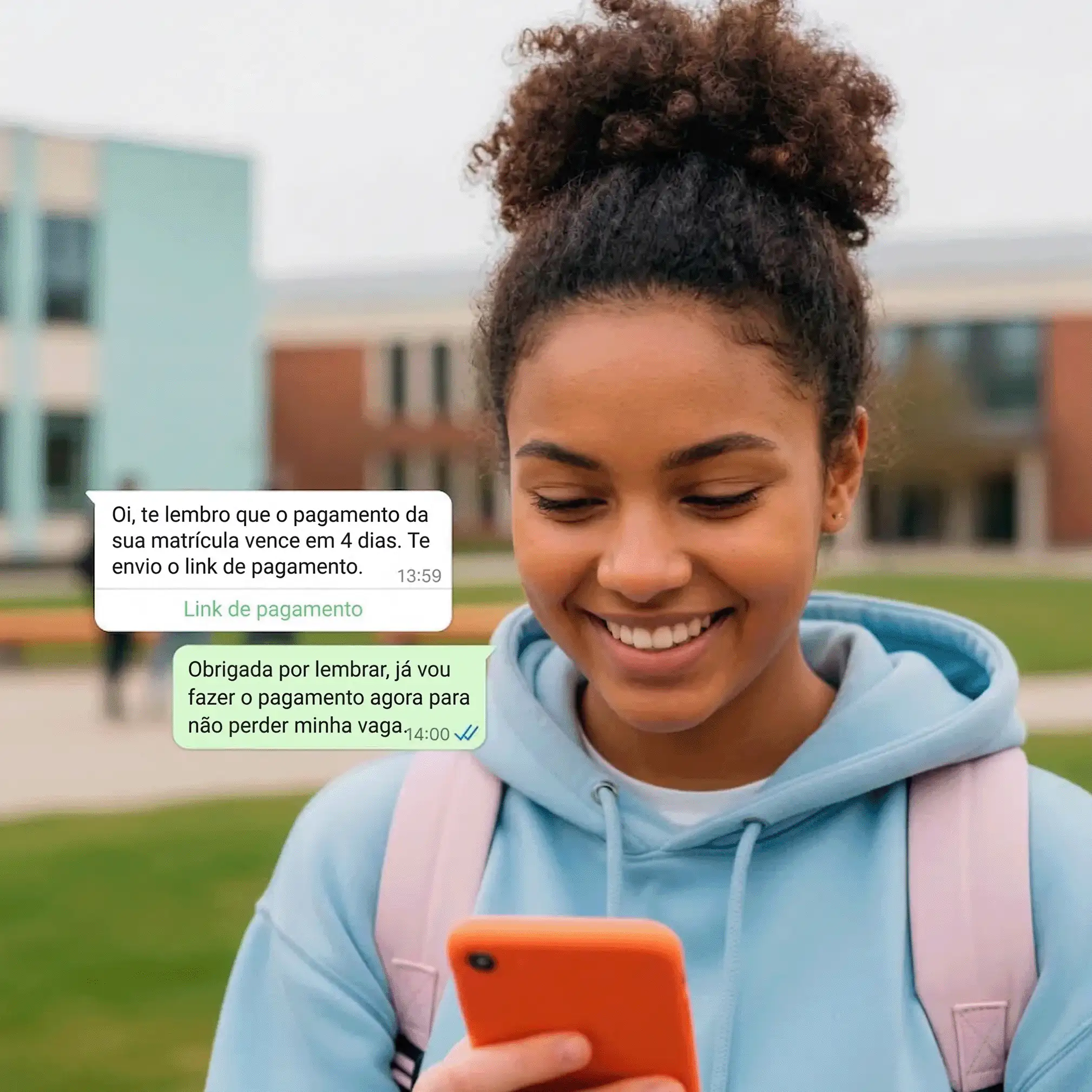 Atom gestão de conversas para educação