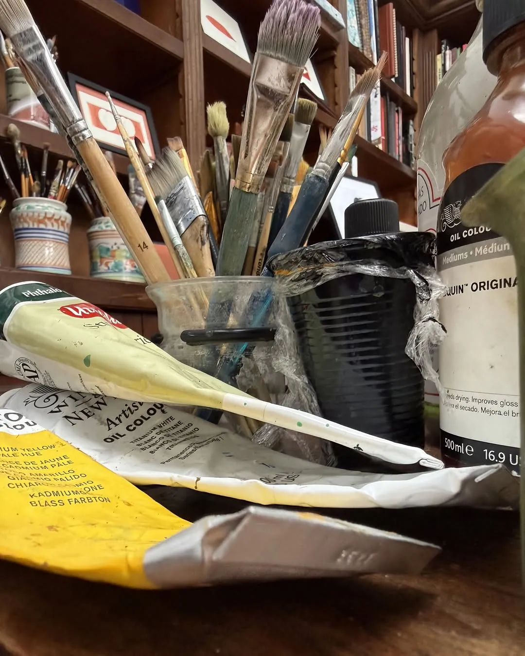 No es solo pintura, es todo el proceso que la acompaña hasta convertirse en una obra de arte #Proceso #Pintura #DeMateo