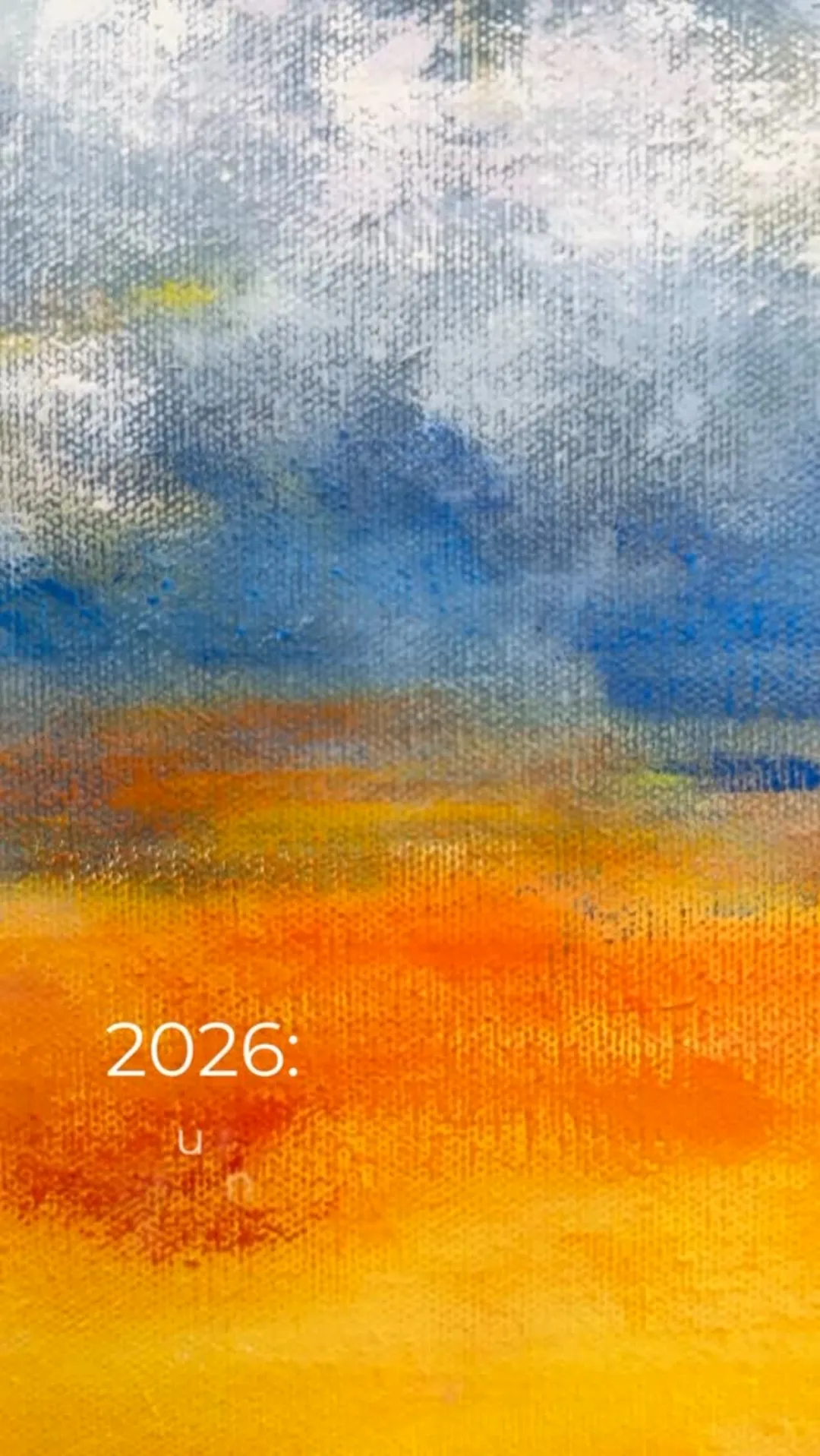 Arranca el año y vuelvo a lo mismo: buscar luz y sostener preguntas con pintura. Si te interesa ver más proceso y obra n