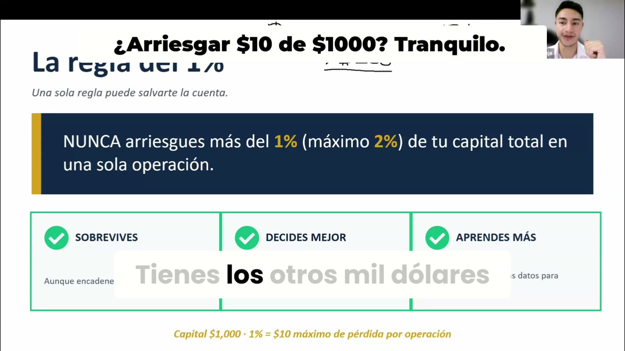 Invierte $10 de $1000