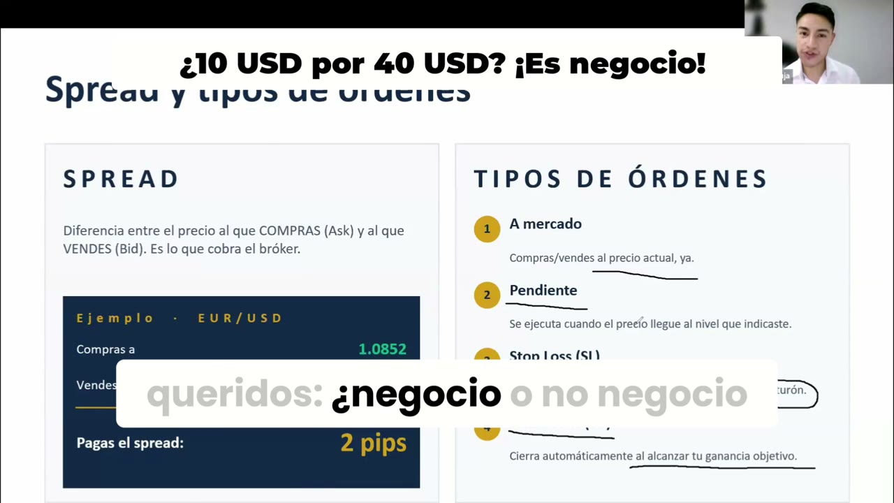 ¿Negocio o NO Negocio?